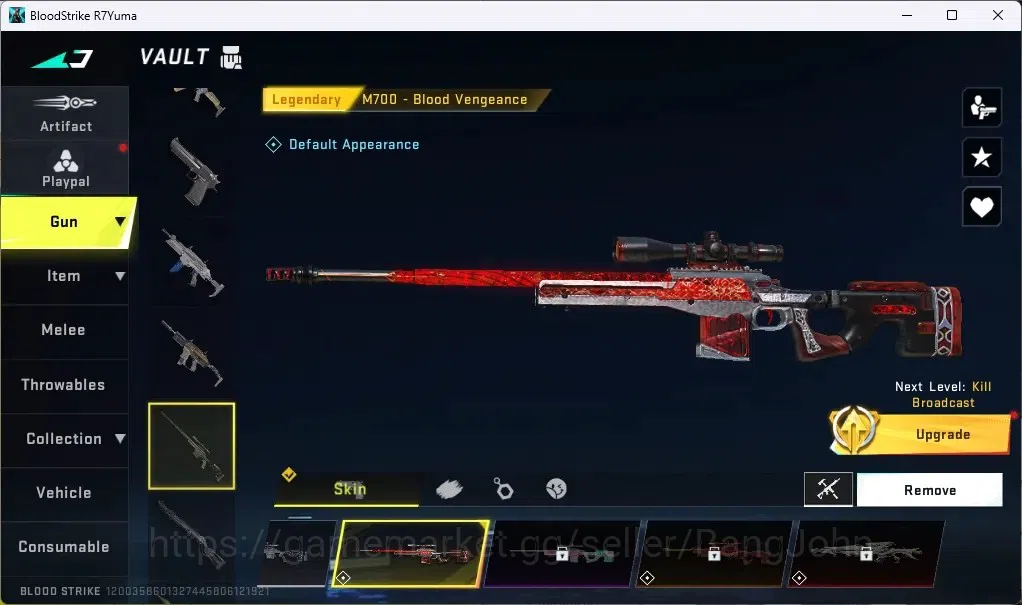 Blood Strike Accounts ASIA | 1 TR Striker: JACK | 1 ULTRA GUN: AR97 - Bi image 10