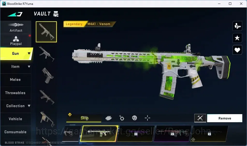 Blood Strike Accounts ASIA | 1 TR Striker: JACK | 1 ULTRA GUN: AR97 - Bi image 3