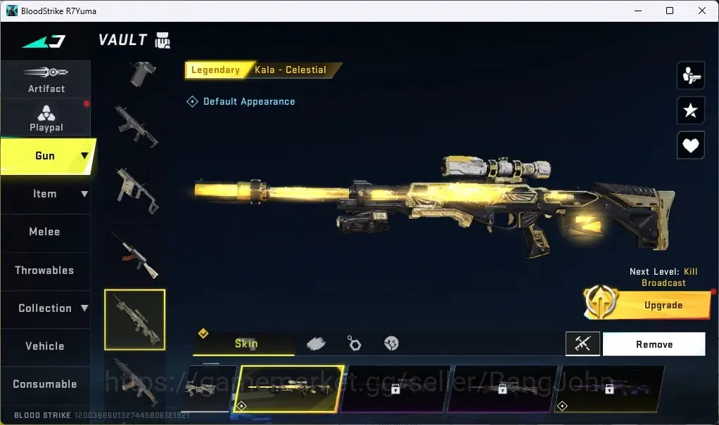 Blood Strike Accounts ASIA | 1 TR Striker: JACK | 1 ULTRA GUN: AR97 - Bi image 7