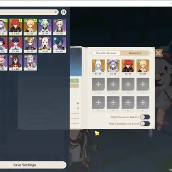 Genshin Impact Accounts Reroll Asia|AR 20|1 Limited Zibai + 2 Standard (Mizuki,Diluc)|Low Main Quest & Map Explore|All