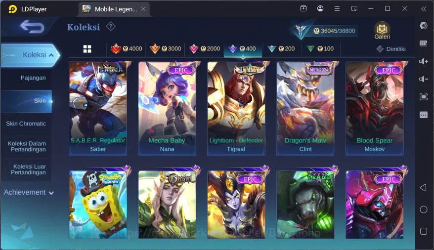 Mobile Legends: Bang Bang Accounts GLOBAL|Hero 122|Skin 168|Kof Karina,Lucky Hanabi+L image 17