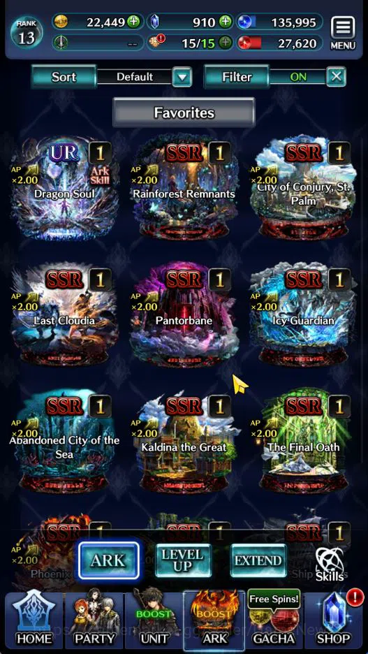 Last Cloudia Accounts GLOBAL|Rank 13|Top Tier Unit [Kanon of the Three S image 3