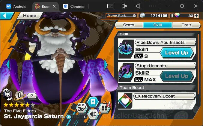 One Piece Bounty Rush Accounts GLOBAL|5 EX|4emperor Teach,FilmZ Zhepyr,5elders Sa image 4