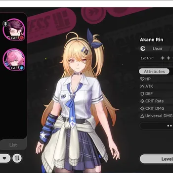 Neverness to Everness Accounts Global SEA |HL 3| 1 SSR Limited Akane Rin + Outfit | Selector 31/50| Prologue|Male MC|Log