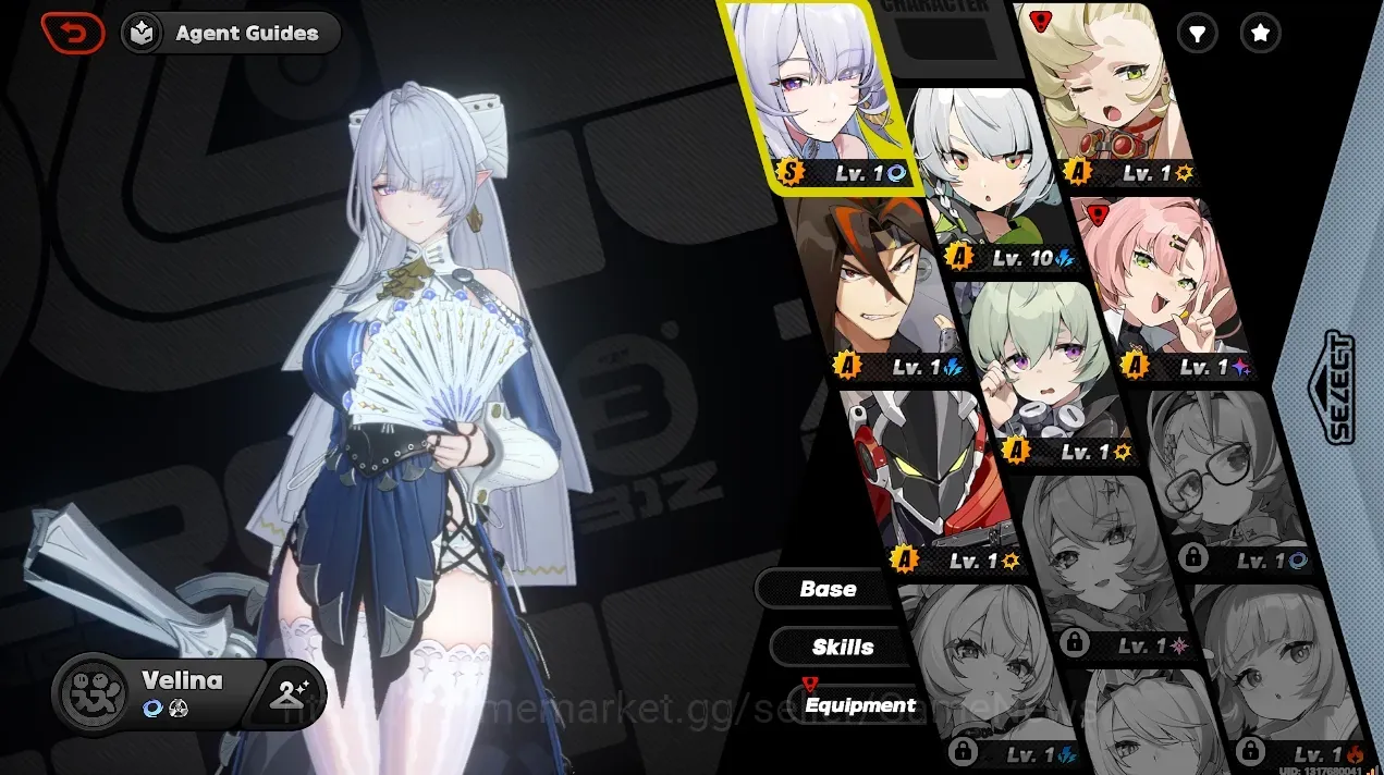 Zenless Zone Zero Accounts Starter Asia|Fresh Starter Prologue|1107 Polychrom|IK 05|1 Limit Velina Airgid |All unset|MC 1