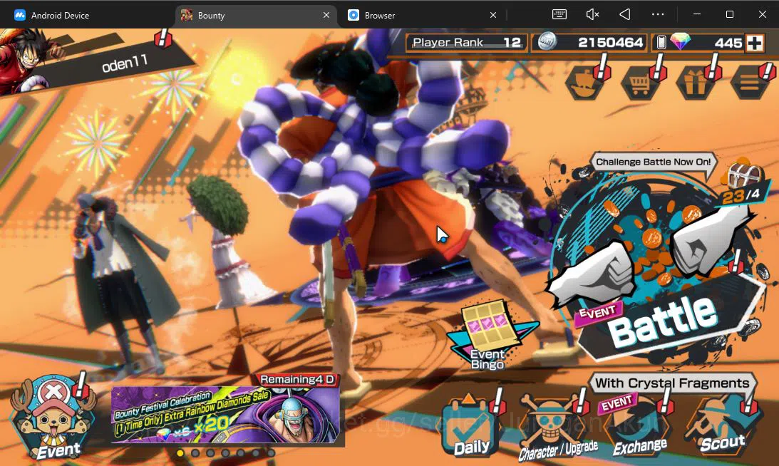 One Piece Bounty Rush Accounts Global | 4 META EX 440 RD | Onigashima Zoro, BP Ku image 5