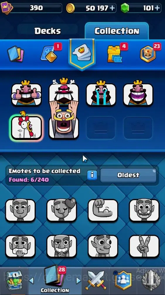 Clash Royale Accounts Lvl 390|KTL 9|Trophy 3334|Card 51|Limited Skin|1 H image 11