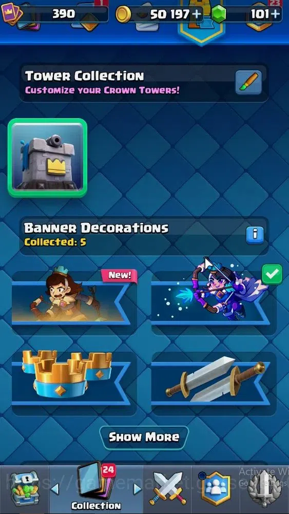 Clash Royale Accounts Lvl 390|KTL 9|Trophy 3334|Card 51|Limited Skin|1 H image 12