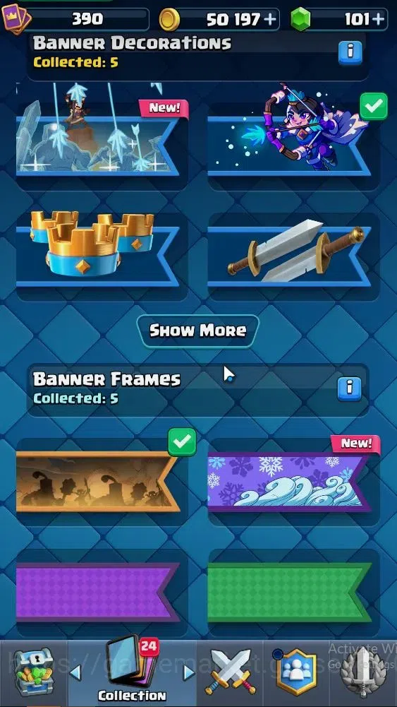 Clash Royale Accounts Lvl 390|KTL 9|Trophy 3334|Card 51|Limited Skin|1 H image 13