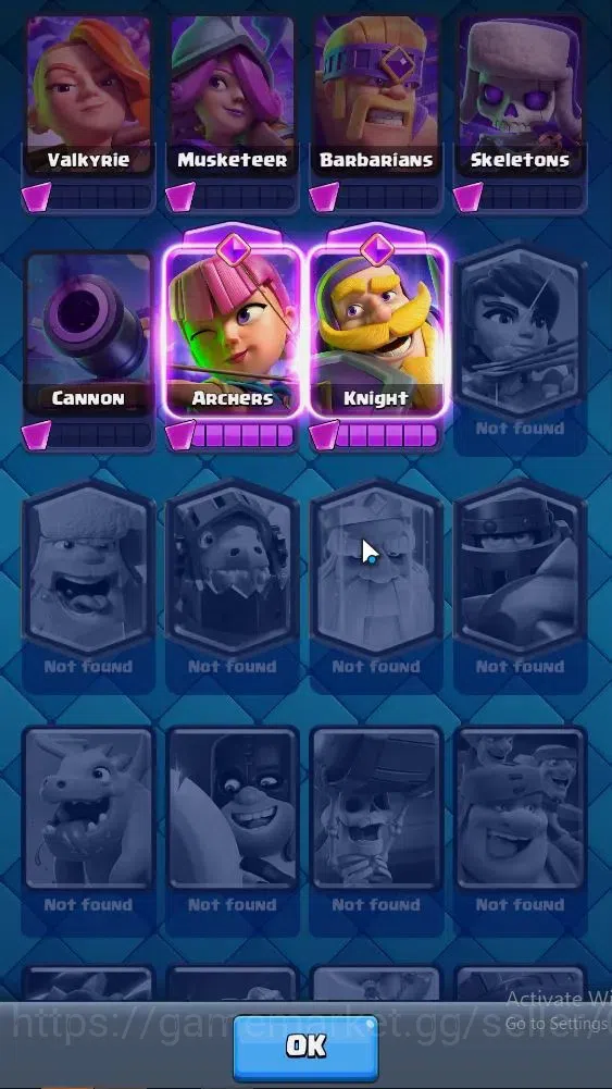 Clash Royale Accounts Lvl 390|KTL 9|Trophy 3334|Card 51|Limited Skin|1 H image 15