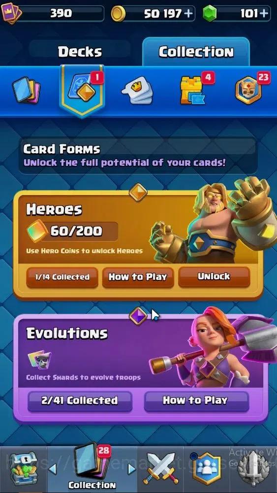 Clash Royale Accounts Lvl 390|KTL 9|Trophy 3334|Card 51|Limited Skin|1 H image 9