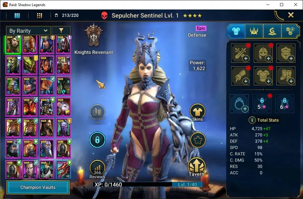 Raid: Shadow Legends Accounts Lv36 1,1M Power|1 Mythic(Galathir)|24 Legend(Ninja image 5