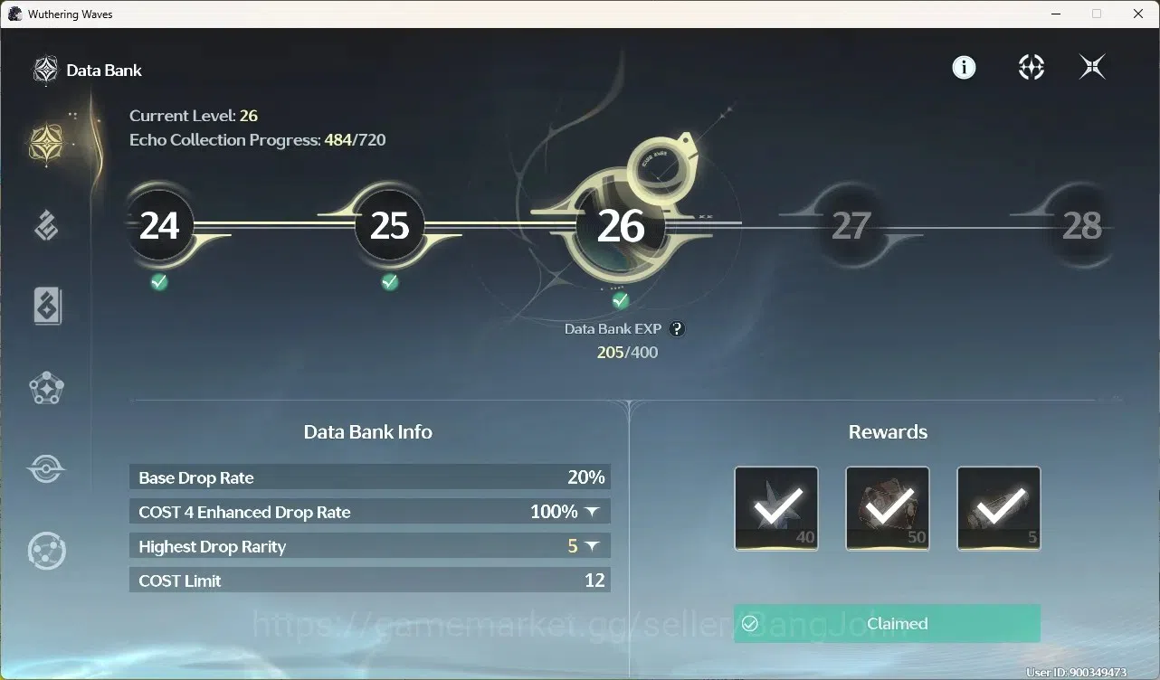 Wuthering Waves Accounts Others SEA|UL 80|Rank 8| 12 Char Limited 3