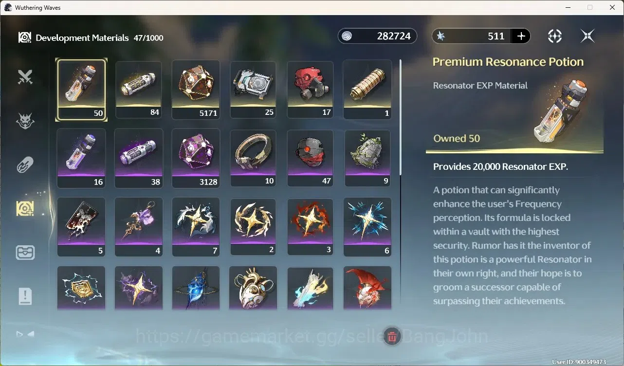 Wuthering Waves Accounts Others SEA|UL 80|Rank 8| 12 Char Limited 7