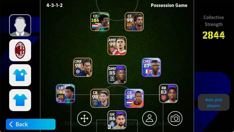eFootball Accounts Android|PW 2844|Epic Ruud Gullit,ShowT Lamine Yama image 3