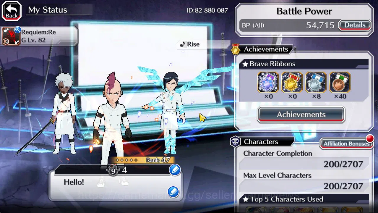 Bleach: Brave Souls Accounts [GLOBAL]6k Orbs+Fresh All Story|TYBW26[BazzB,Uryu] image 2