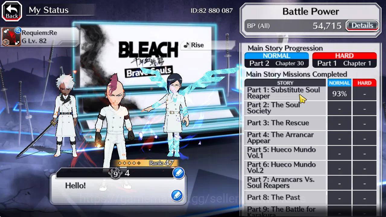 Bleach: Brave Souls Accounts [GLOBAL]6k Orbs+Fresh All Story|TYBW26[BazzB,Uryu] image 4