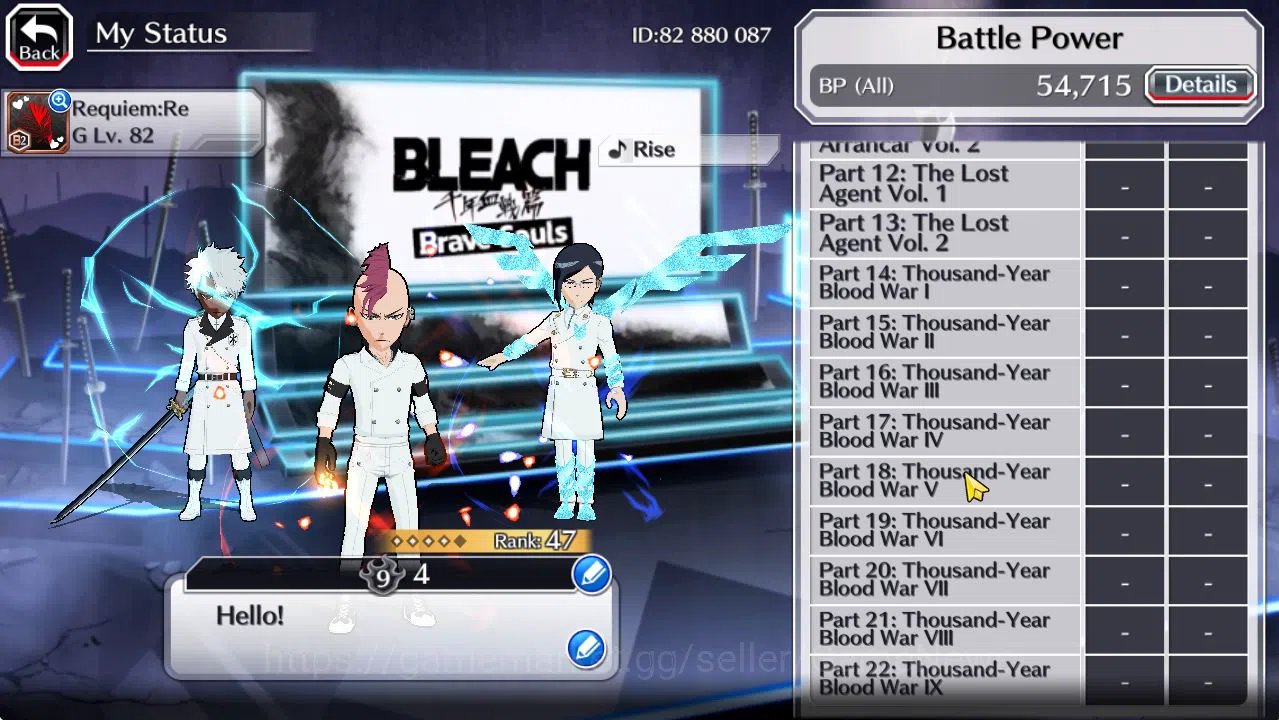 Bleach: Brave Souls Accounts [GLOBAL]6k Orbs+Fresh All Story|TYBW26[BazzB,Uryu] image 5