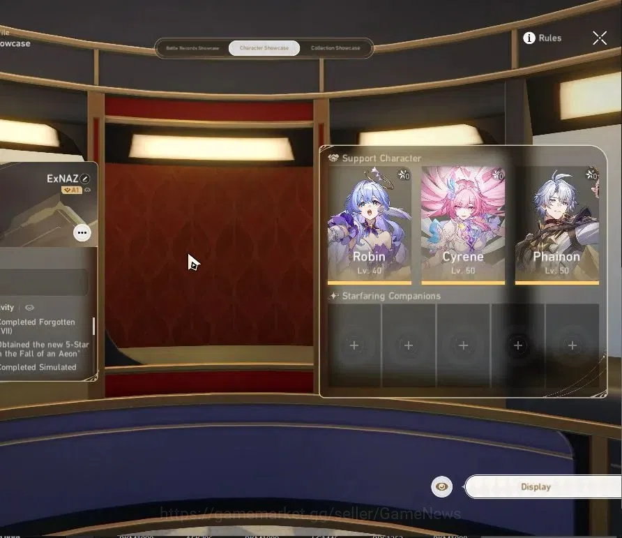 Honkai Star Rail Accounts Asia|TL 31|3 Limited|(Phainon,Cyrene,Robin)|Male M image 2