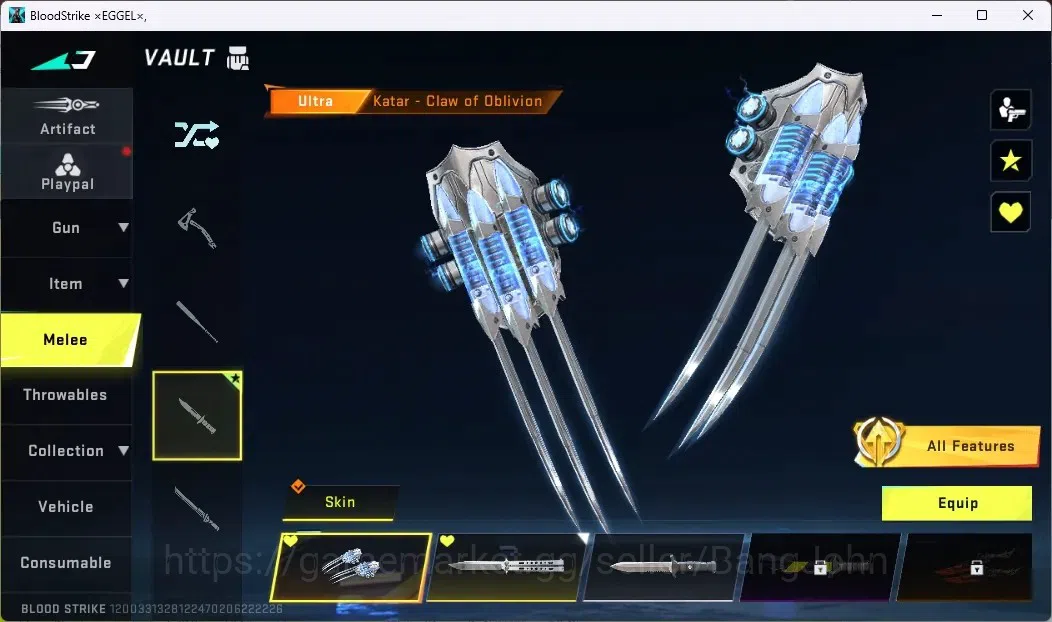 Blood Strike Accounts ASIA | 1 EVA: MCX | 2 BLEACH Strikers| 1 BLEACH Ve image 9