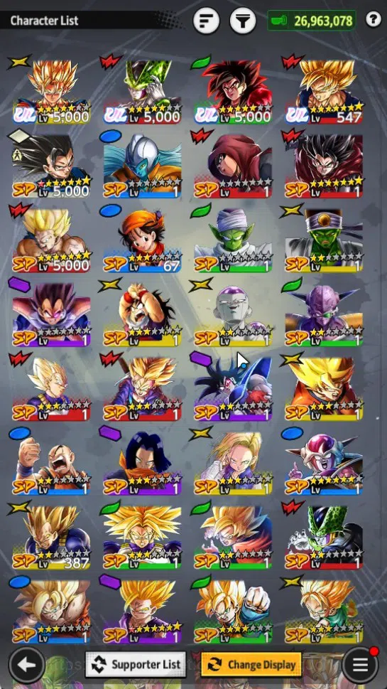 Dragon Ball Legends Accounts Android/IOS |Lvl 148|26.9M Total Power|403 CC|4 UL image 3