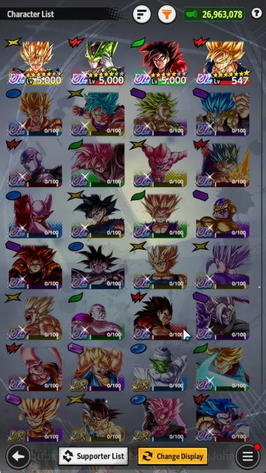 Dragon Ball Legends Accounts Android/IOS |Lvl 148|26.9M Total Power|403 CC|4 UL image 4