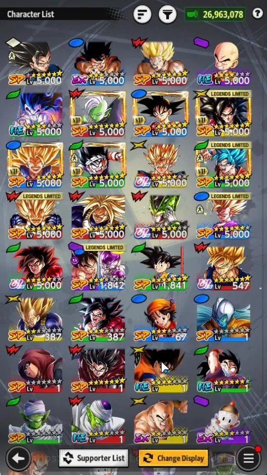Dragon Ball Legends Accounts Android/IOS |Lvl 148|26.9M Total Power|403 CC|4 UL image 9