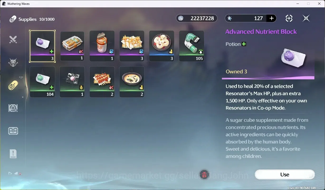Wuthering Waves Accounts Mid-Game SEA|UL 48|Rank 5|1 Char Limited [Hiyuki RC5 + Sign],Rebecca|Mc Female|TakeMail WW185B 12