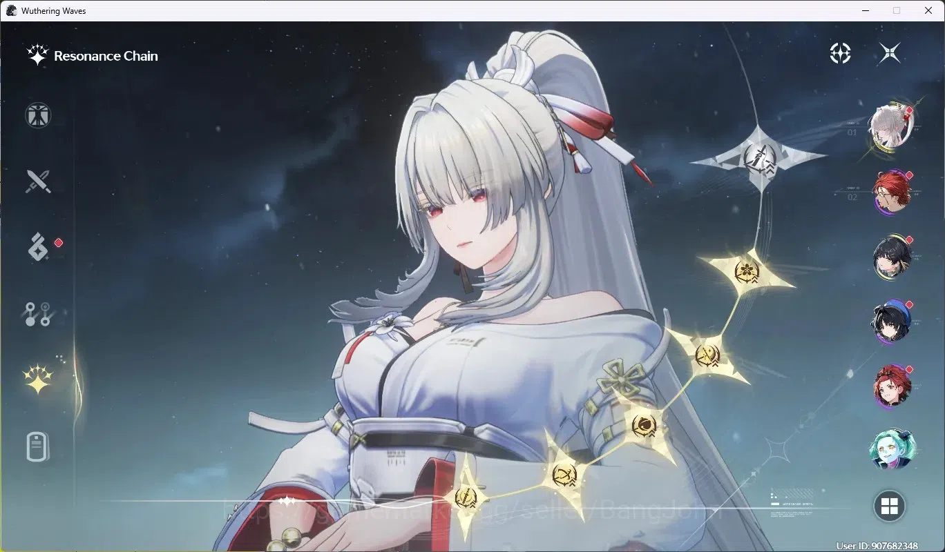 Wuthering Waves Accounts Mid-Game SEA|UL 48|Rank 5|1 Char Limited [Hiyuki RC5 + Sign],Rebecca|Mc Female|TakeMail WW185B 5