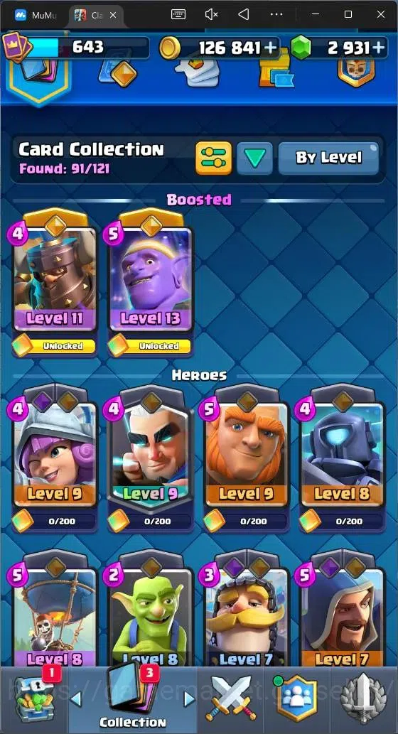 Clash Royale Accounts CL 643|KTL 11|Trophy 4723|Card 91|2 Hero|2 EVO|Are image 11