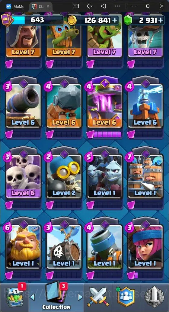 Clash Royale Accounts CL 643|KTL 11|Trophy 4723|Card 91|2 Hero|2 EVO|Are image 12