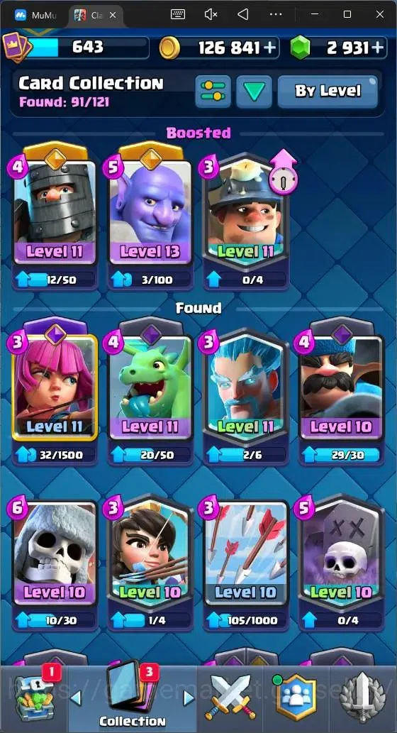 Clash Royale Accounts CL 643|KTL 11|Trophy 4723|Card 91|2 Hero|2 EVO|Are image 14