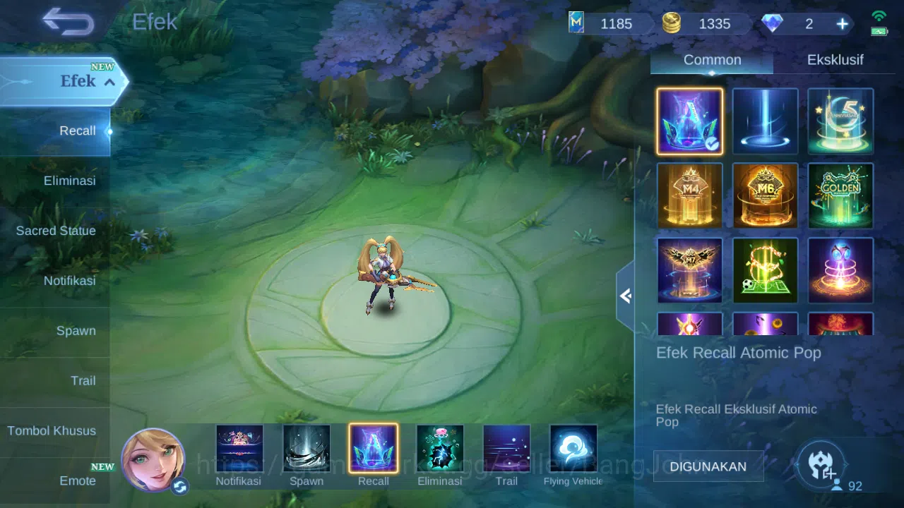 Mobile Legends: Bang Bang Accounts Others Hero 92 | skin 188 | cc natalia | epic luo yi | epic pharsa | lunar fest change 6