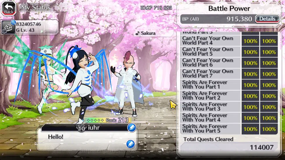 Bleach: Brave Souls Accounts [Global] 52K Orbs|Gisele,Candice TYBW26,Ganju,Uryu image 18