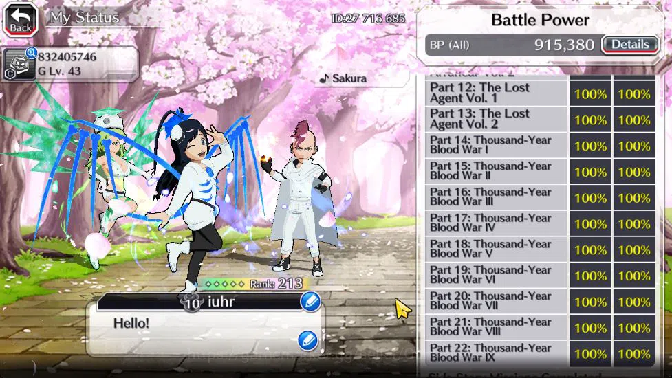 Bleach: Brave Souls Accounts [Global] 52K Orbs|Gisele,Candice TYBW26,Ganju,Uryu image 20