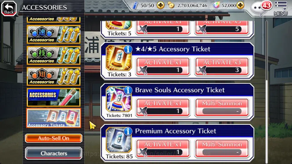 Bleach: Brave Souls Accounts [Global] 52K Orbs|Gisele,Candice TYBW26,Ganju,Uryu image 3