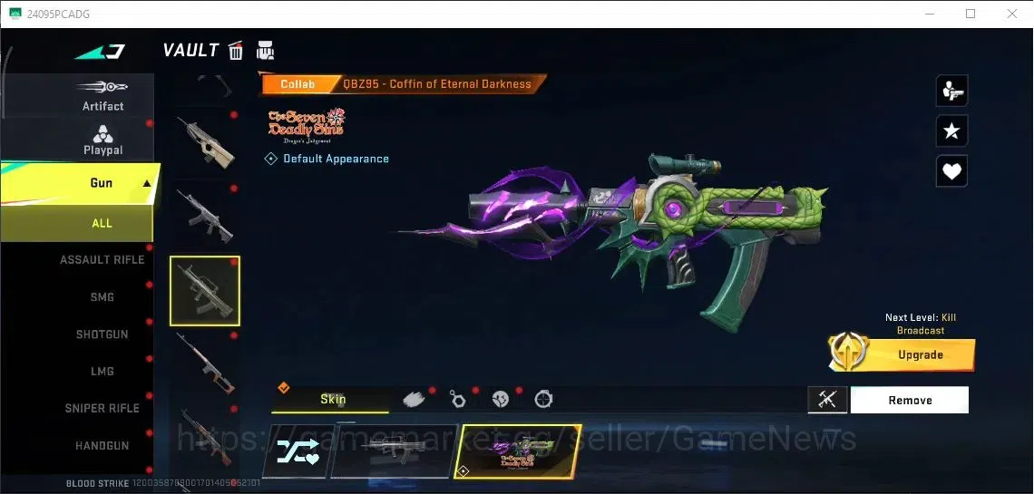 Blood Strike Accounts ASIA|Collab 7DS [AK47,Kar98k,QBZ95]+4 ULTRA [Zero, image 10