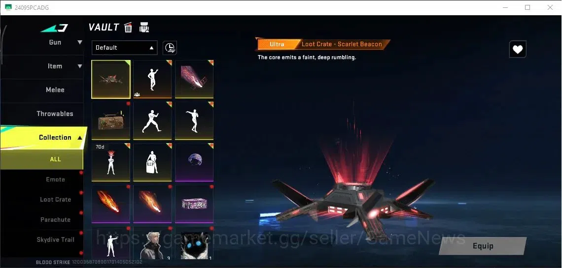 Blood Strike Accounts ASIA|Collab 7DS [AK47,Kar98k,QBZ95]+4 ULTRA [Zero, image 12