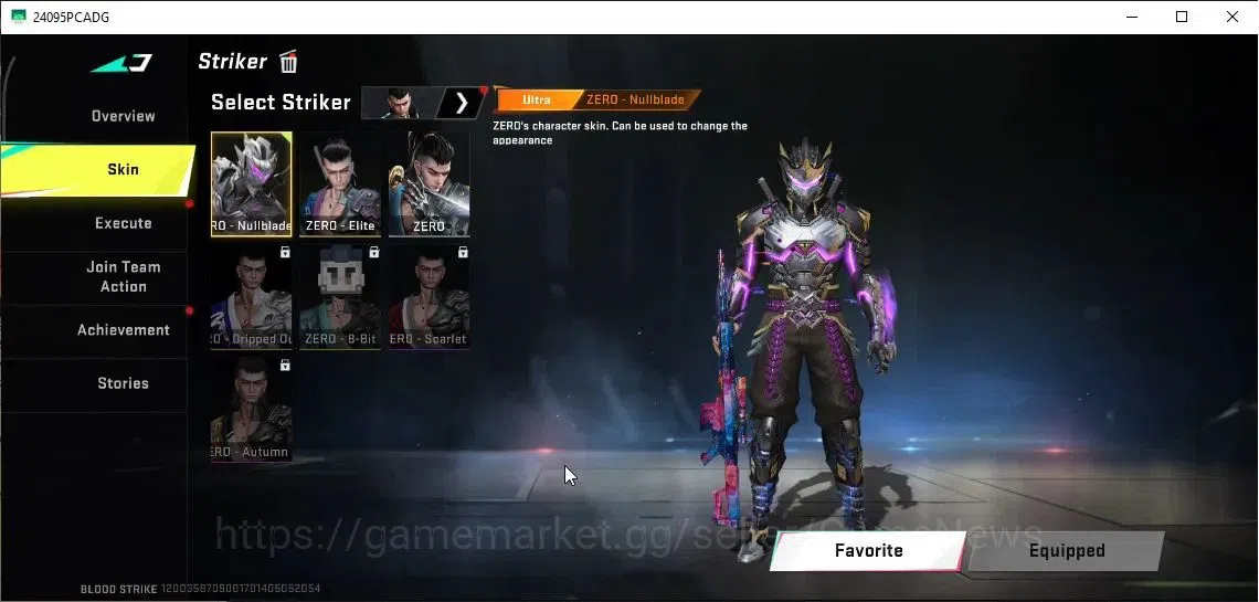 Blood Strike Accounts ASIA|Collab 7DS [AK47,Kar98k,QBZ95]+4 ULTRA [Zero, image 3