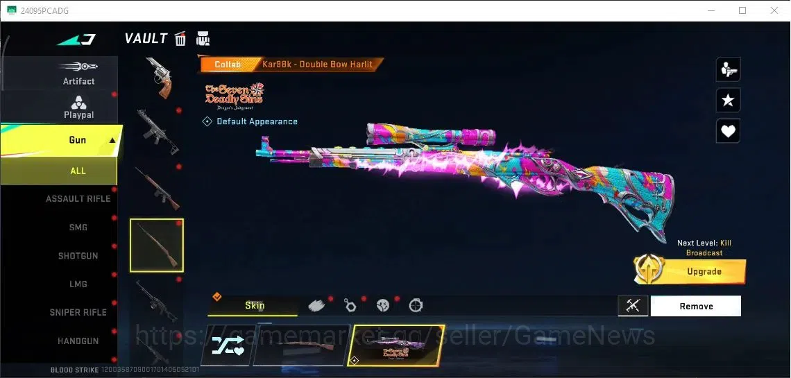 Blood Strike Accounts ASIA|Collab 7DS [AK47,Kar98k,QBZ95]+4 ULTRA [Zero, image 9