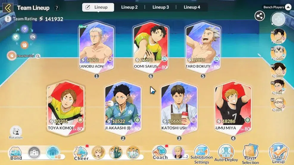 HAIKYU!! FLY HIGH Accounts SEA Lvl 53|4 SP [Kotaro,Keiji,Takanobu Aone,Wakato image 13