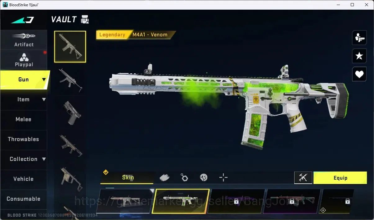Blood Strike Accounts ASIA | 1 ULTRA MELEE: Talon Knife - Sanctum | 1 UL image 2