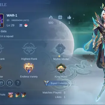 Mobile Legends: Bang Bang Accounts Collector Expert Collector IV|Skin 85| Collector Ling, Collector Badang,Floryn Sanrio