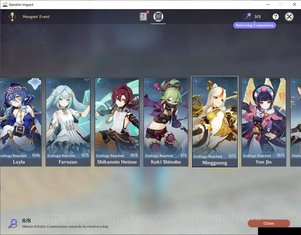 Genshin Impact Accounts ASIA|AR 58|10 Limited+5(*5Wep)|Xiao+Sign,Neuvilett image 18