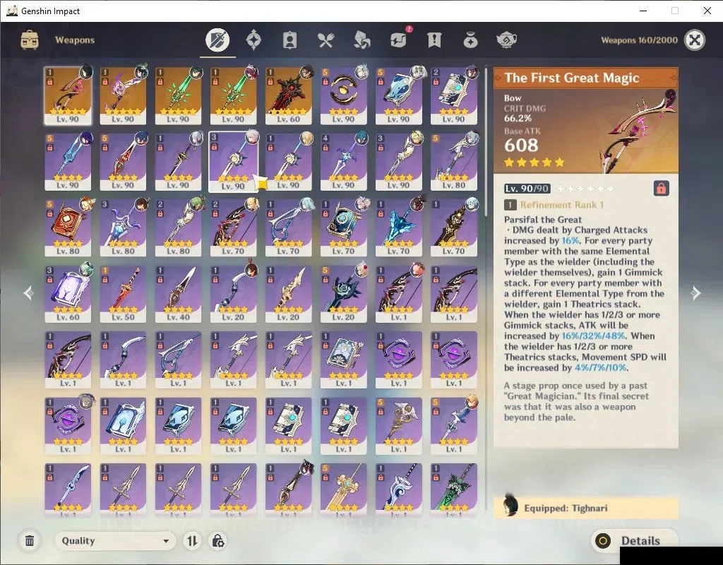 Genshin Impact Accounts ASIA|AR 58|10 Limited+5(*5Wep)|Xiao+Sign,Neuvilett image 5