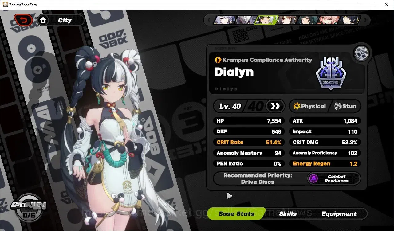 Zenless Zone Zero Accounts Starter ASIA|IK 39|1,1K Chrome|7 LMT 1 PremTeam[(Ye 13