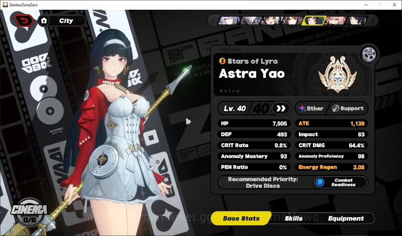 Zenless Zone Zero Accounts Starter ASIA|IK 39|1,1K Chrome|7 LMT 1 PremTeam[(Ye 14