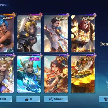 Mobile Legends: Bang Bang Accounts Collector Global|133H 238S|Renowned|Collector Natalia|KOF Karina|Naruto Vale|Full Mystic