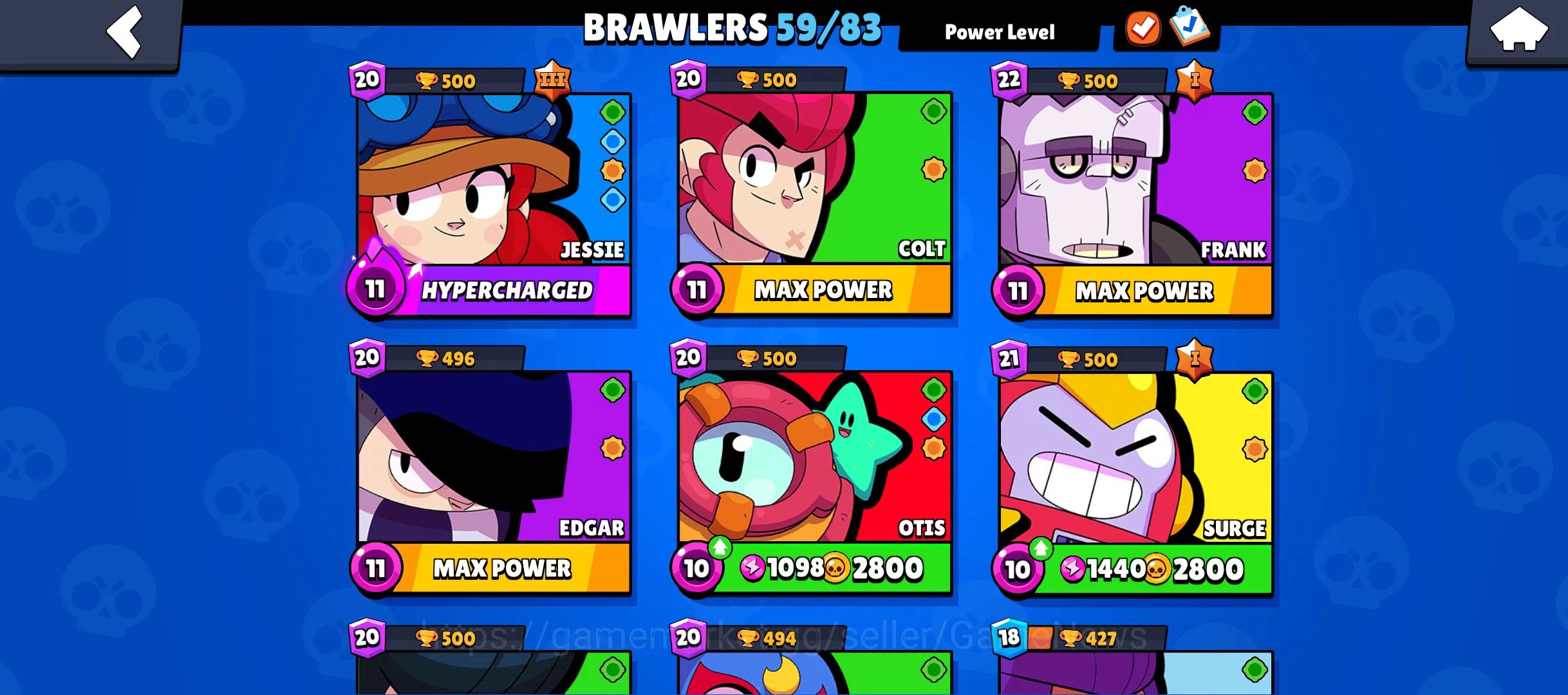 Brawl Stars Accounts 18K Thropy | 59 Brawlers | 1 Hypercharged 3 Max |  image 6