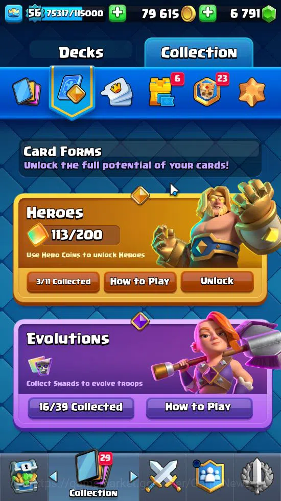 Clash Royale Accounts Lv 56|Trophy 9591|KTL 15|Limited Skin|Card 121|3 H image 10